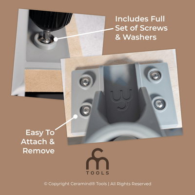 Soft Clay Extruder for Pottery with Handle Dies - Ceramind® Tools