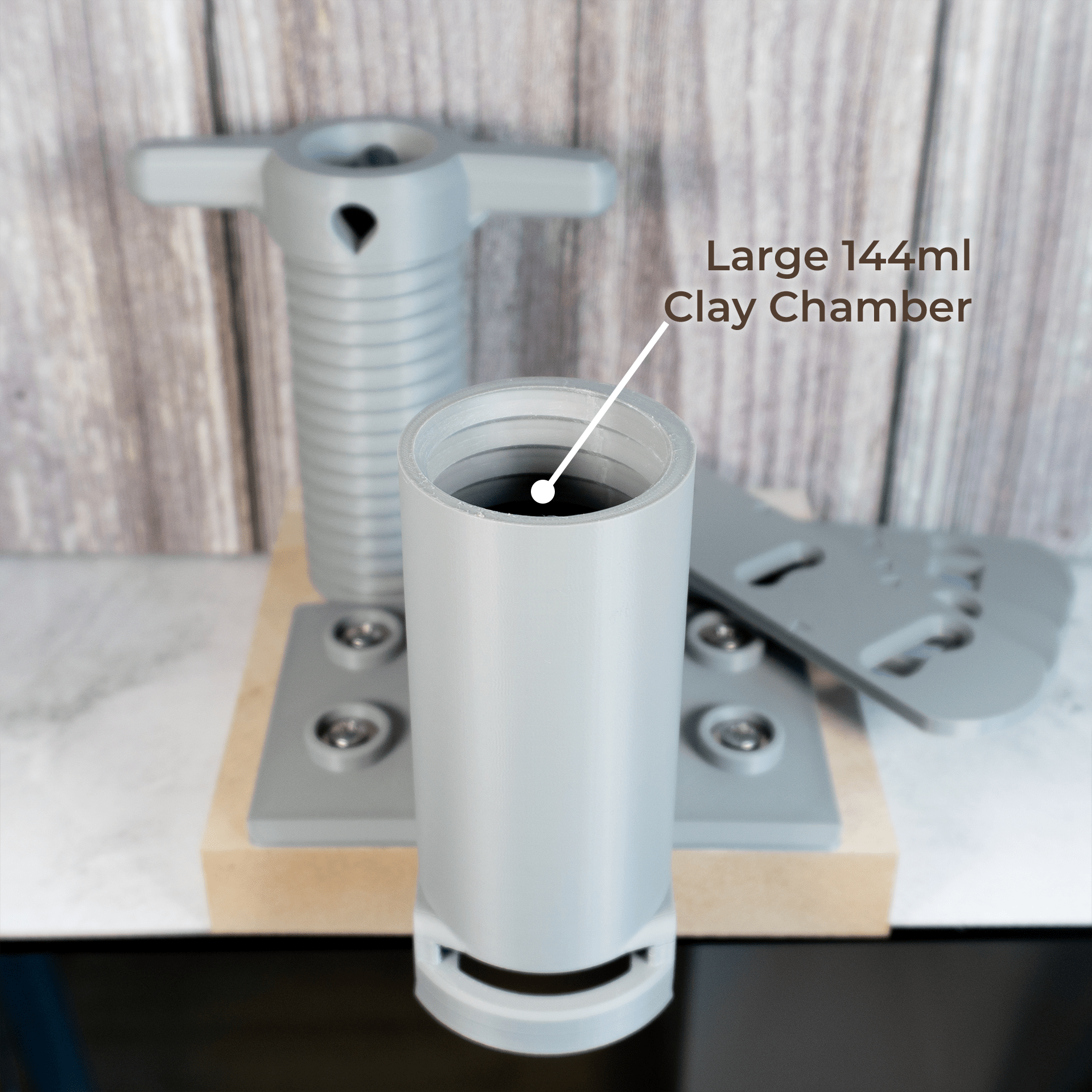 Soft Clay Extruder for Pottery with Handle Dies - Ceramind® Tools