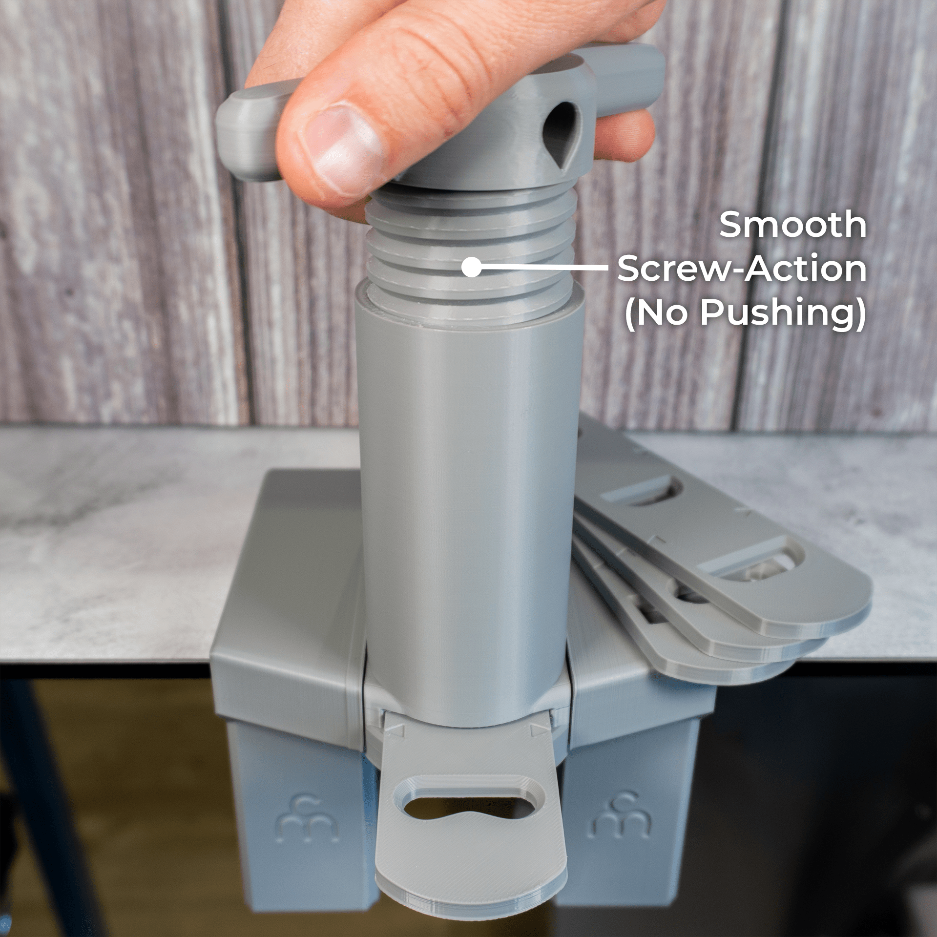 Soft Clay Extruder for Pottery with Handle Dies - Ceramind® Tools