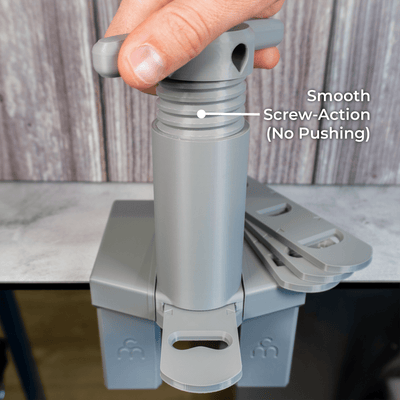 Soft Clay Extruder for Pottery with Handle Dies - Ceramind® Tools