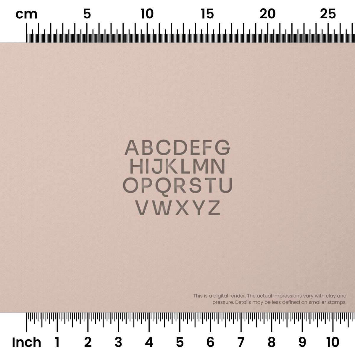 Sora | All Caps | Alphabet Stamp Sets - Ceramind® Tools