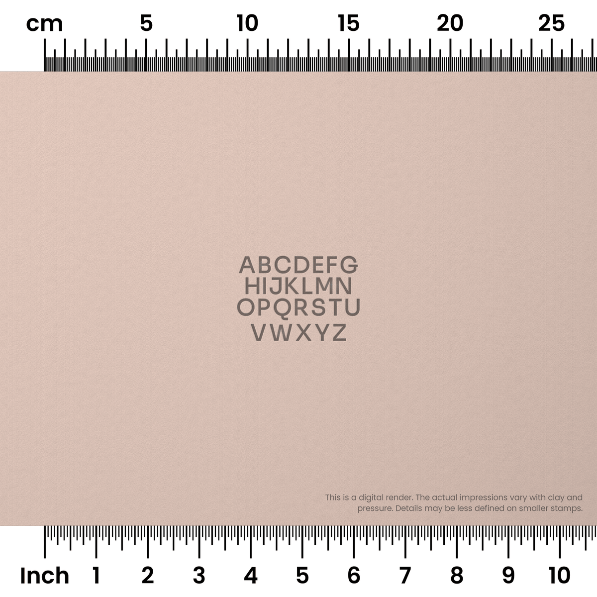 Sora | All Caps | Alphabet Stamp Sets - Ceramind® Tools