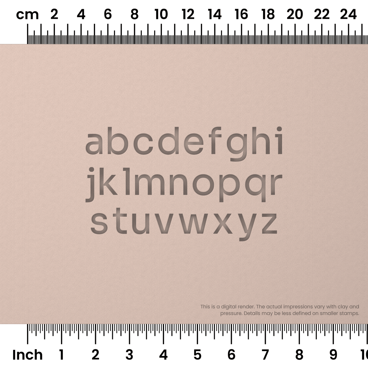 Sora | Lowercase | Alphabet Stamp Sets - Ceramind® Tools