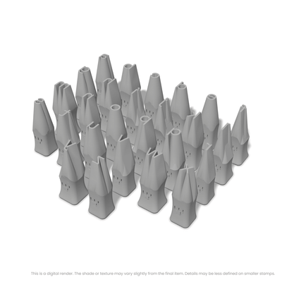 Sora | Lowercase | Alphabet Stamp Sets - Ceramind® Tools