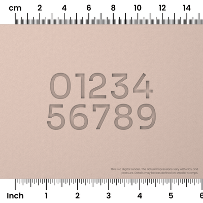 Sora | Number Stamp Sets - Ceramind® Tools