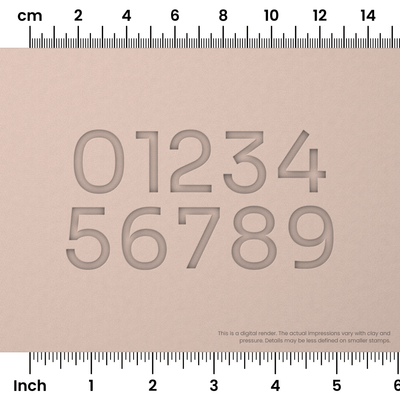 Sora | Number Stamp Sets - Ceramind® Tools