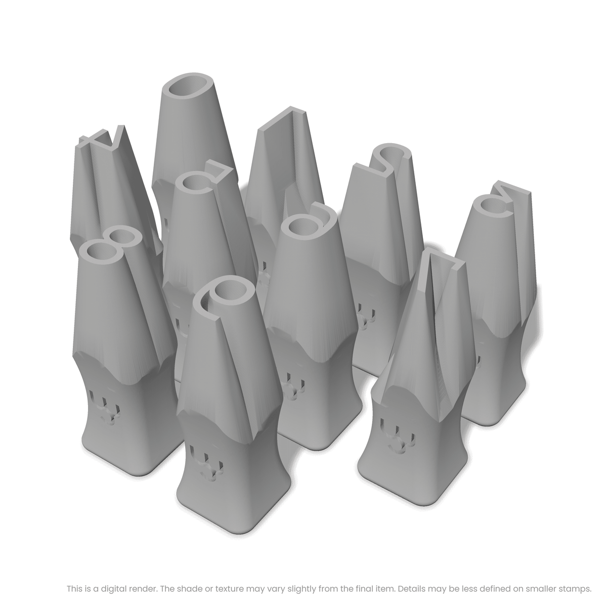 Sora | Number Stamp Sets - Ceramind® Tools