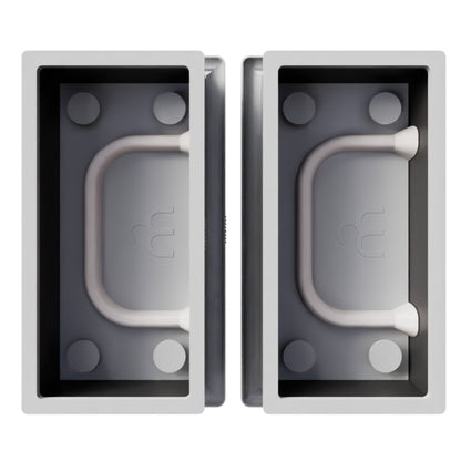 Square - Rounded Handle | Master Slip Casting Mold Kit | 3 Styles, 7 Sizes, 21 Total Variations - Ceramind® Tools