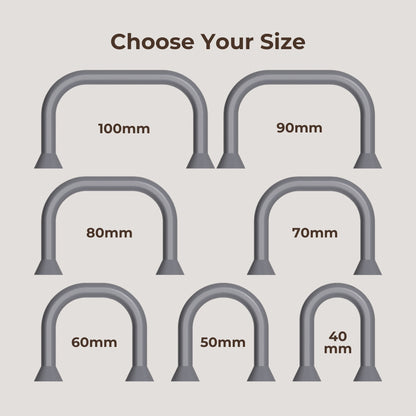 Square - Rounded Handle | Master Slip Casting Mold Kit | 3 Styles, 7 Sizes, 21 Total Variations - Ceramind® Tools