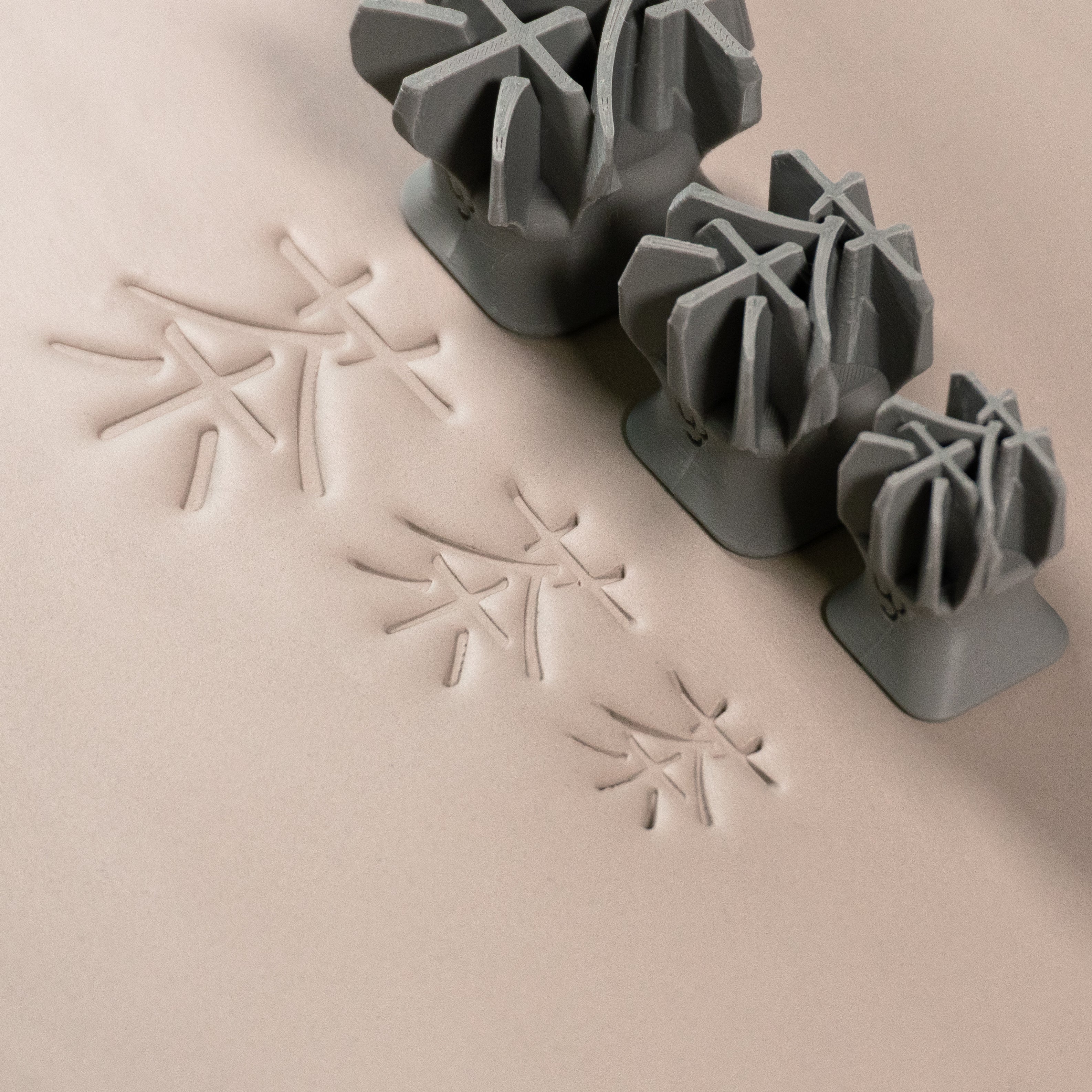 Tea Kanji Symbol Stamps - Ceramind® Tools