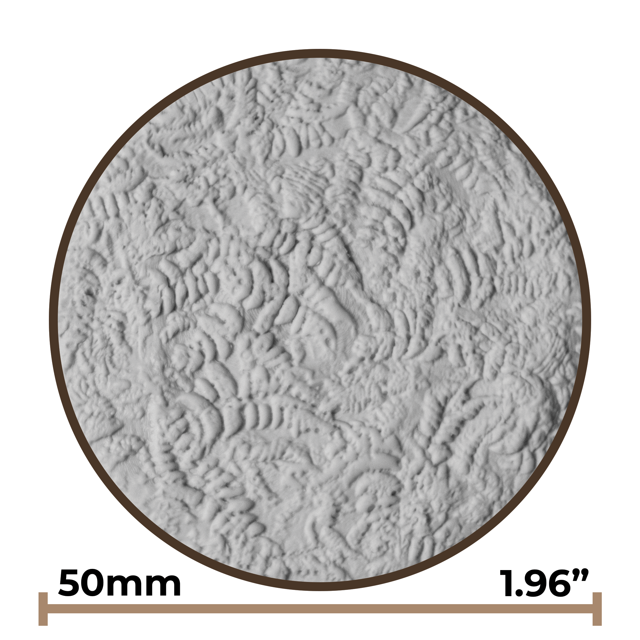 Texture Ball | Ferns Texture - Style 01 - Ceramind® Tools