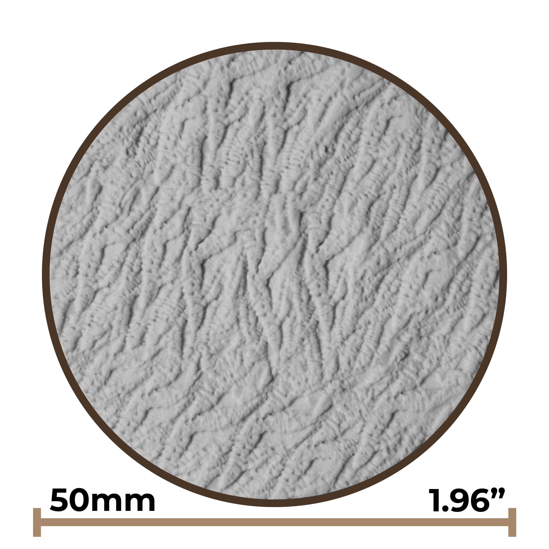 Texture Ball | Ferns Texture - Style 02 - Ceramind® Tools