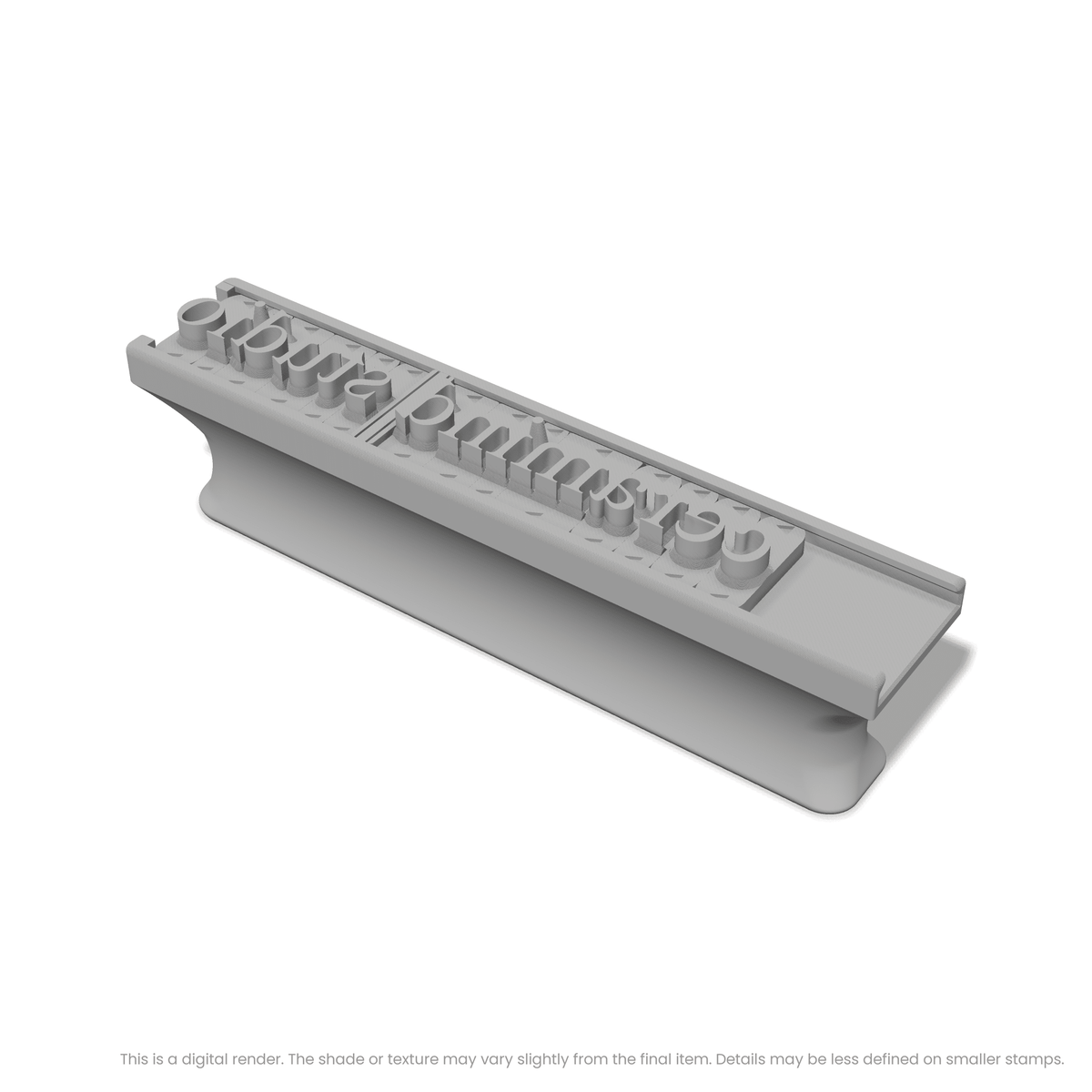 Times New Roman | Font Rail Stamp Sets | Letters, Numbers, and Symbols - Ceramind® Tools