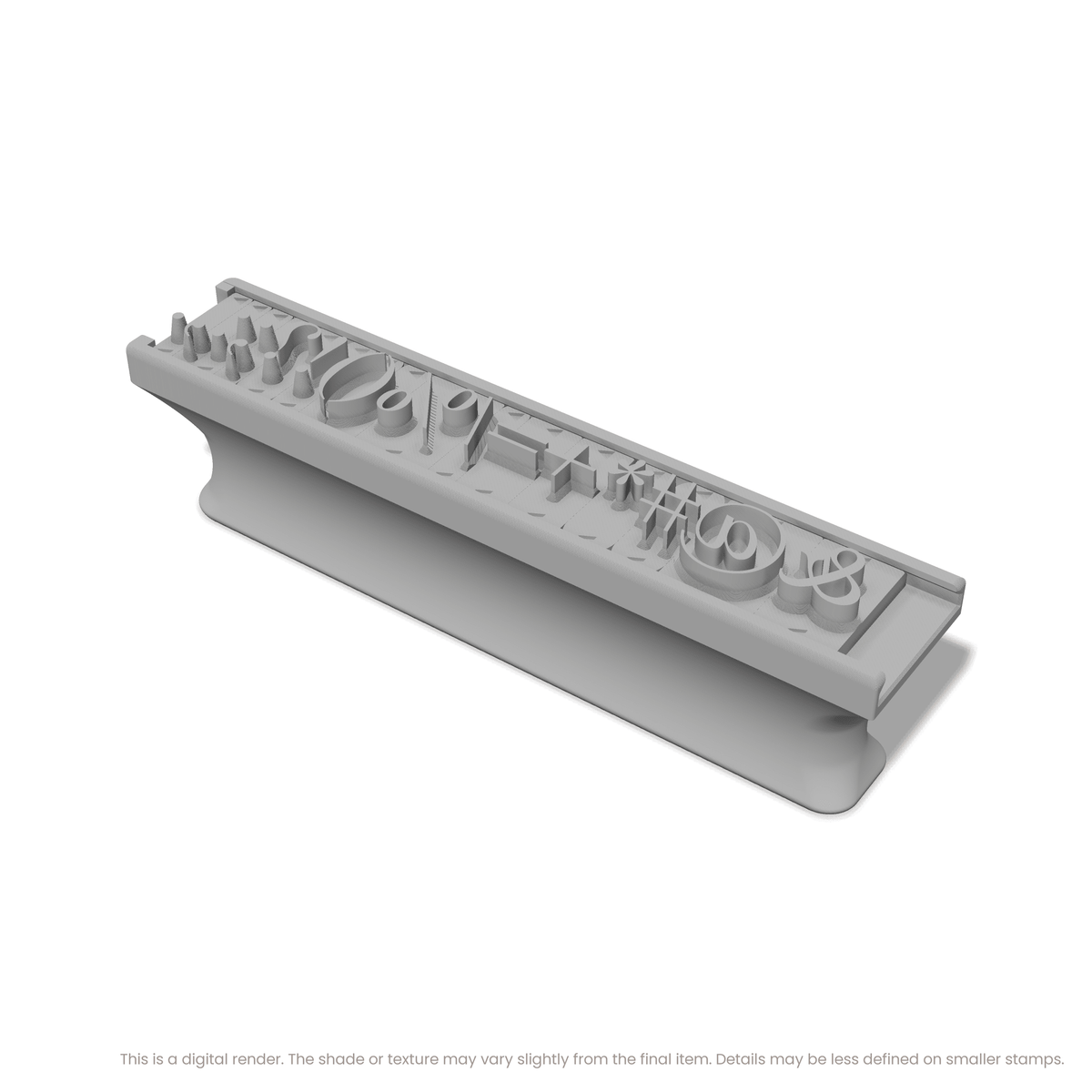 Times New Roman | Font Rail Stamp Sets | Letters, Numbers, and Symbols - Ceramind® Tools