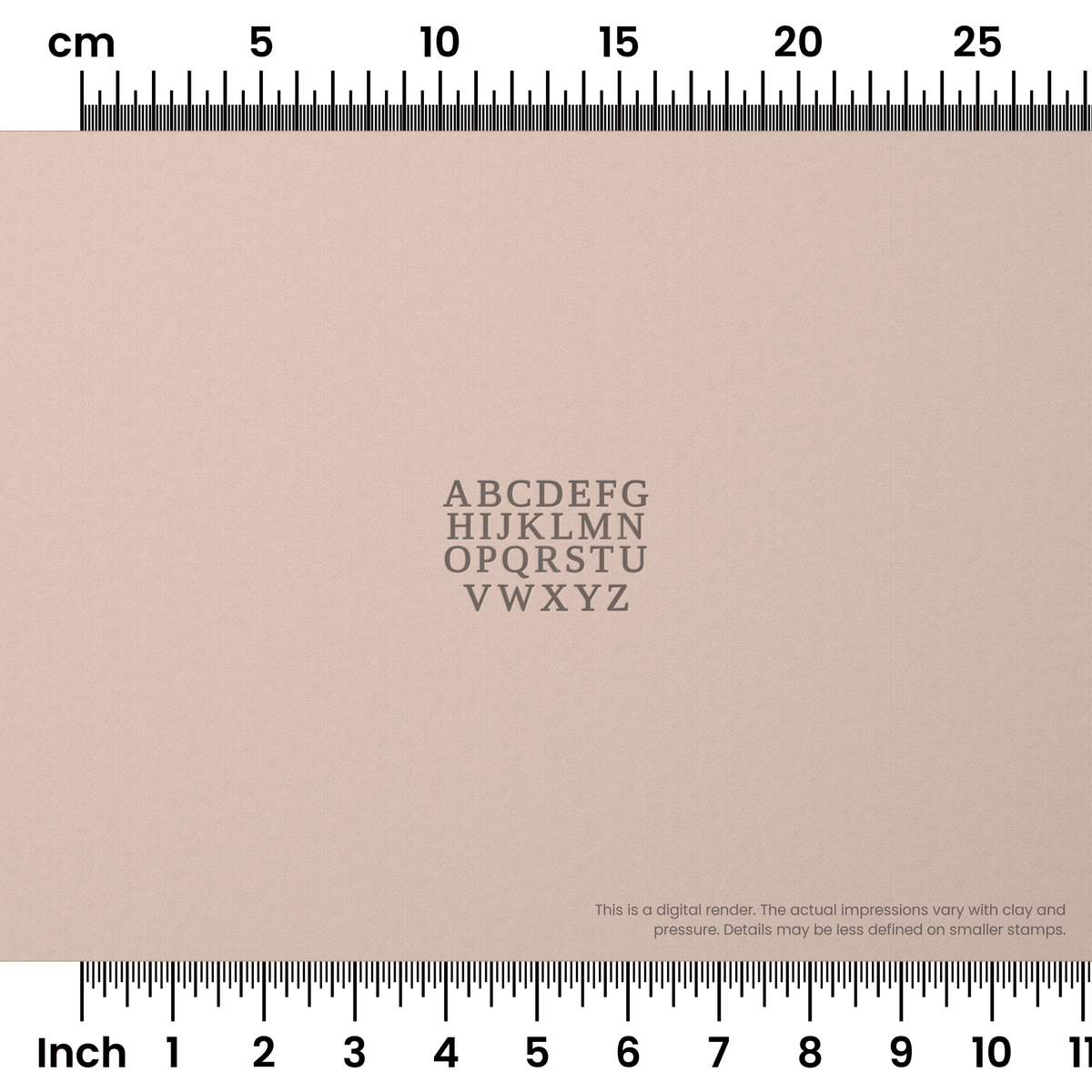 Tinos | All Caps | Alphabet Stamp Sets - Ceramind® Tools