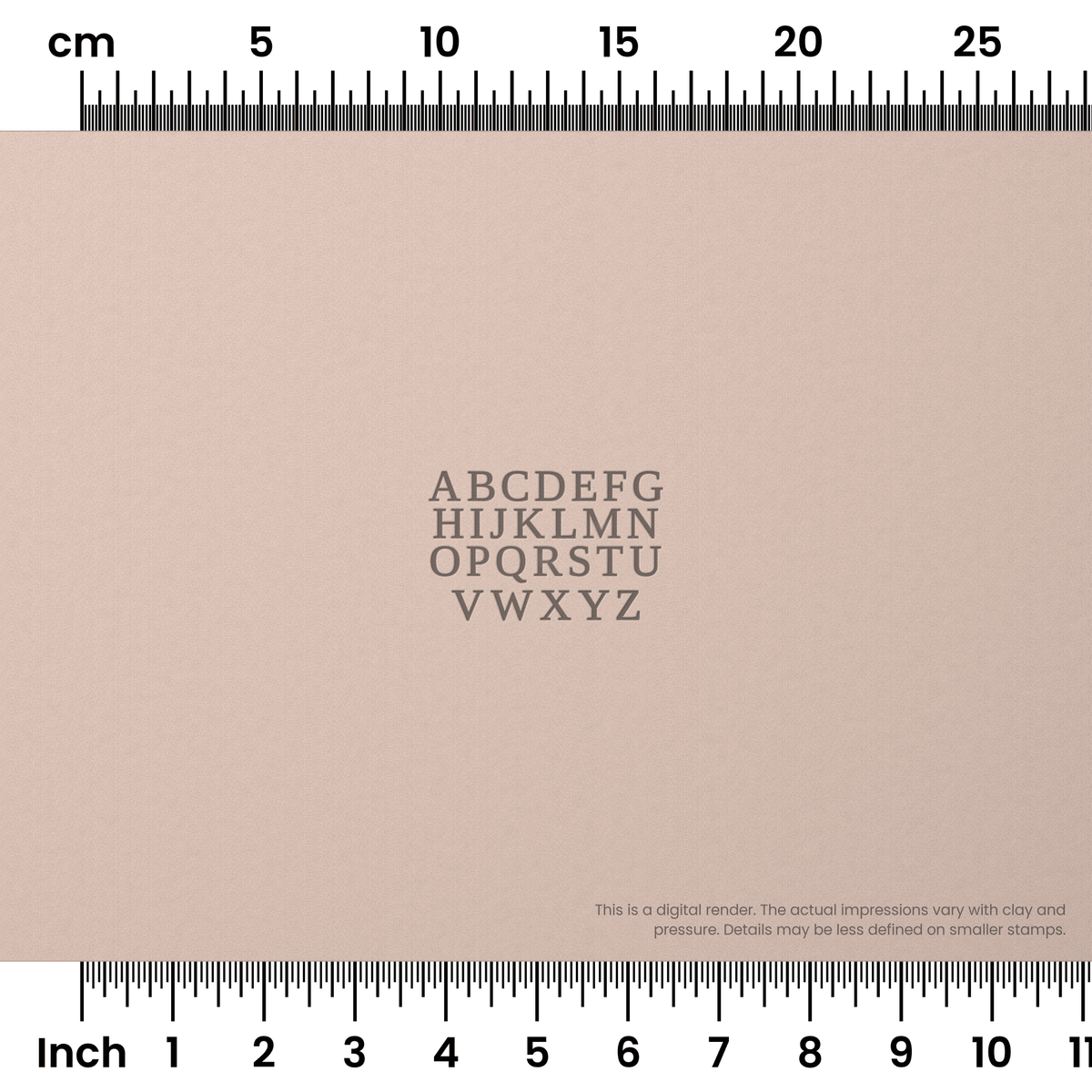 Tinos | All Caps | Alphabet Stamp Sets - Ceramind® Tools