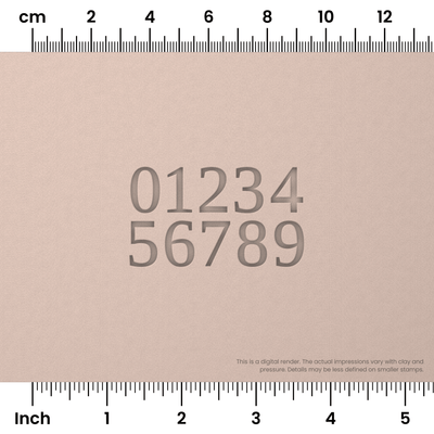 Tinos | Number Stamp Sets - Ceramind® Tools