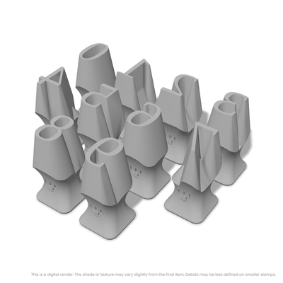Tinos | Number Stamp Sets - Ceramind® Tools