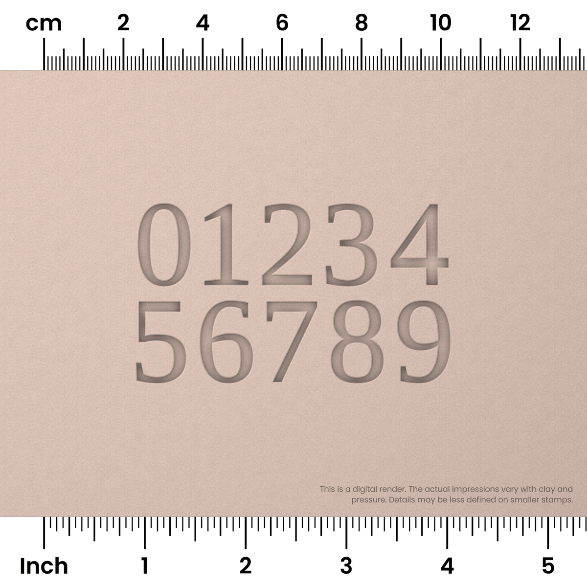 Tinos | Number Stamp Sets - Ceramind® Tools
