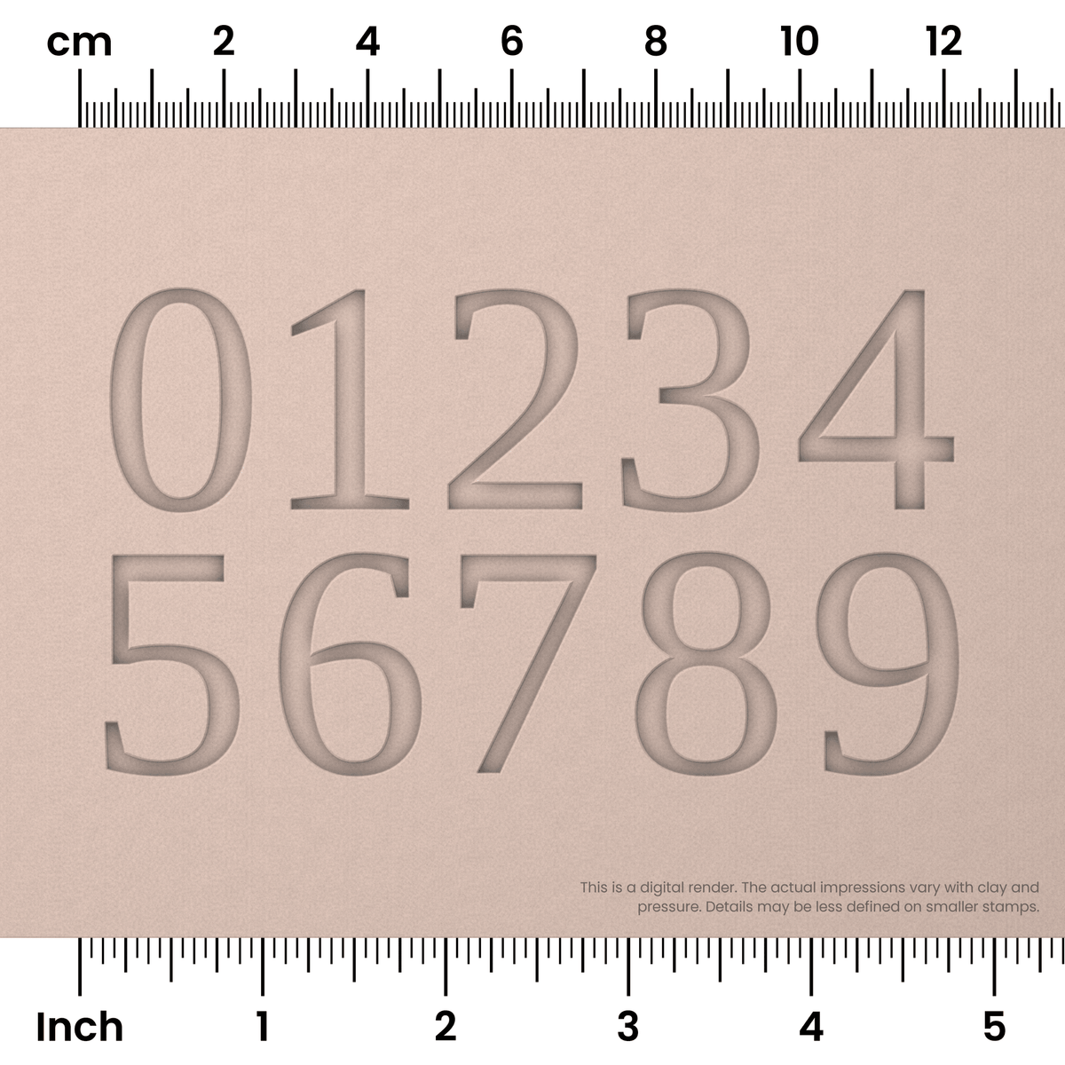 Tinos | Number Stamp Sets - Ceramind® Tools