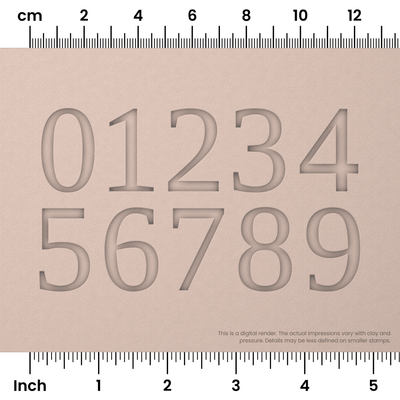 Tinos | Number Stamp Sets - Ceramind® Tools
