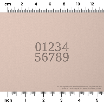 Tinos | Number Stamp Sets - Ceramind® Tools