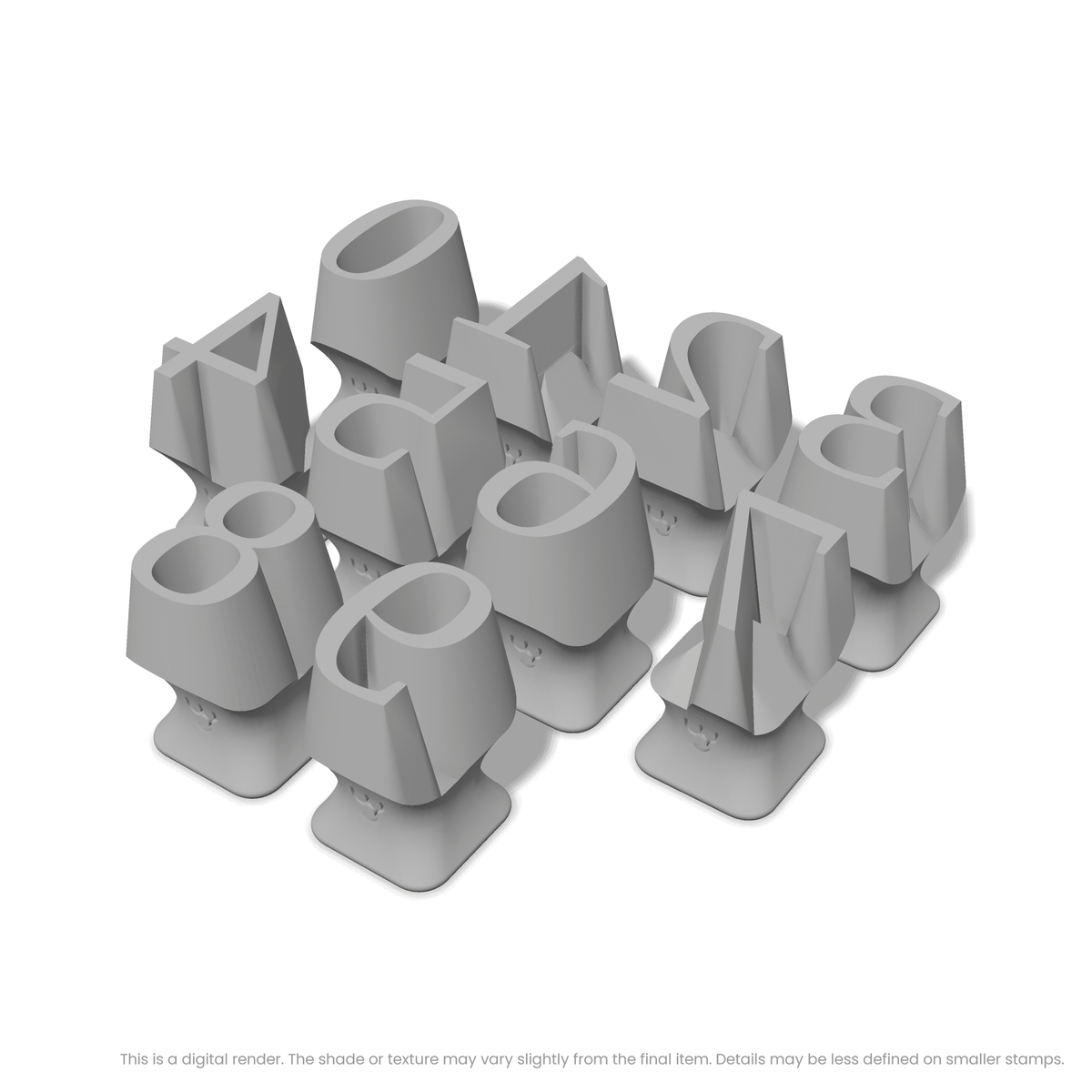 Tinos | Number Stamp Sets - Ceramind® Tools