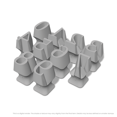 Tinos | Number Stamp Sets - Ceramind® Tools