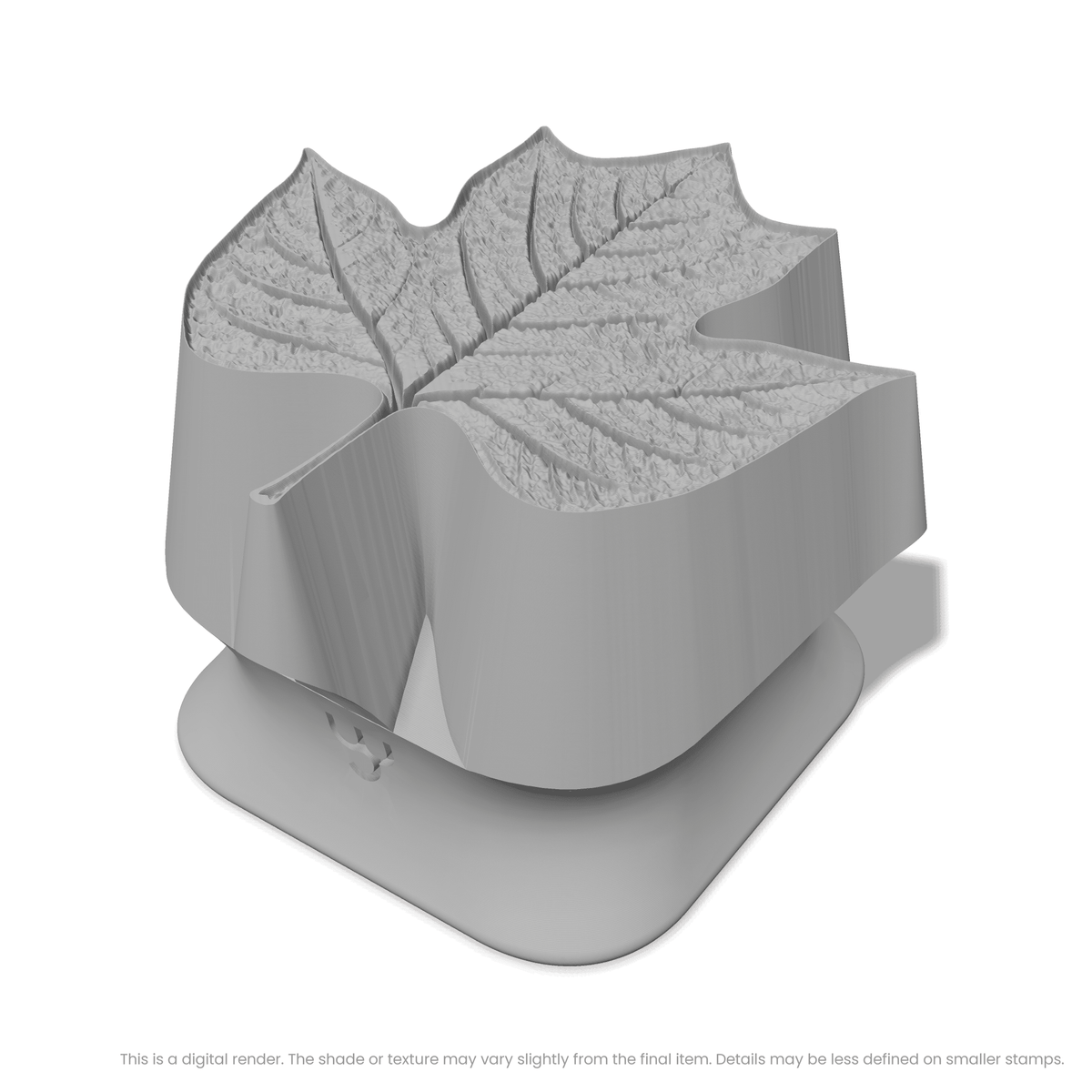 Tulip Tree Leaf Stamps - Photo Textured - Ceramind® Tools