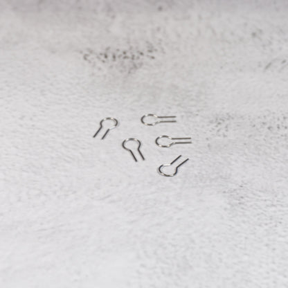 Tungsten Firing Wire – Heat - Resistant Pottery Firing Hooks for Kiln | 5.5 x 12mm - Ceramind® Tools