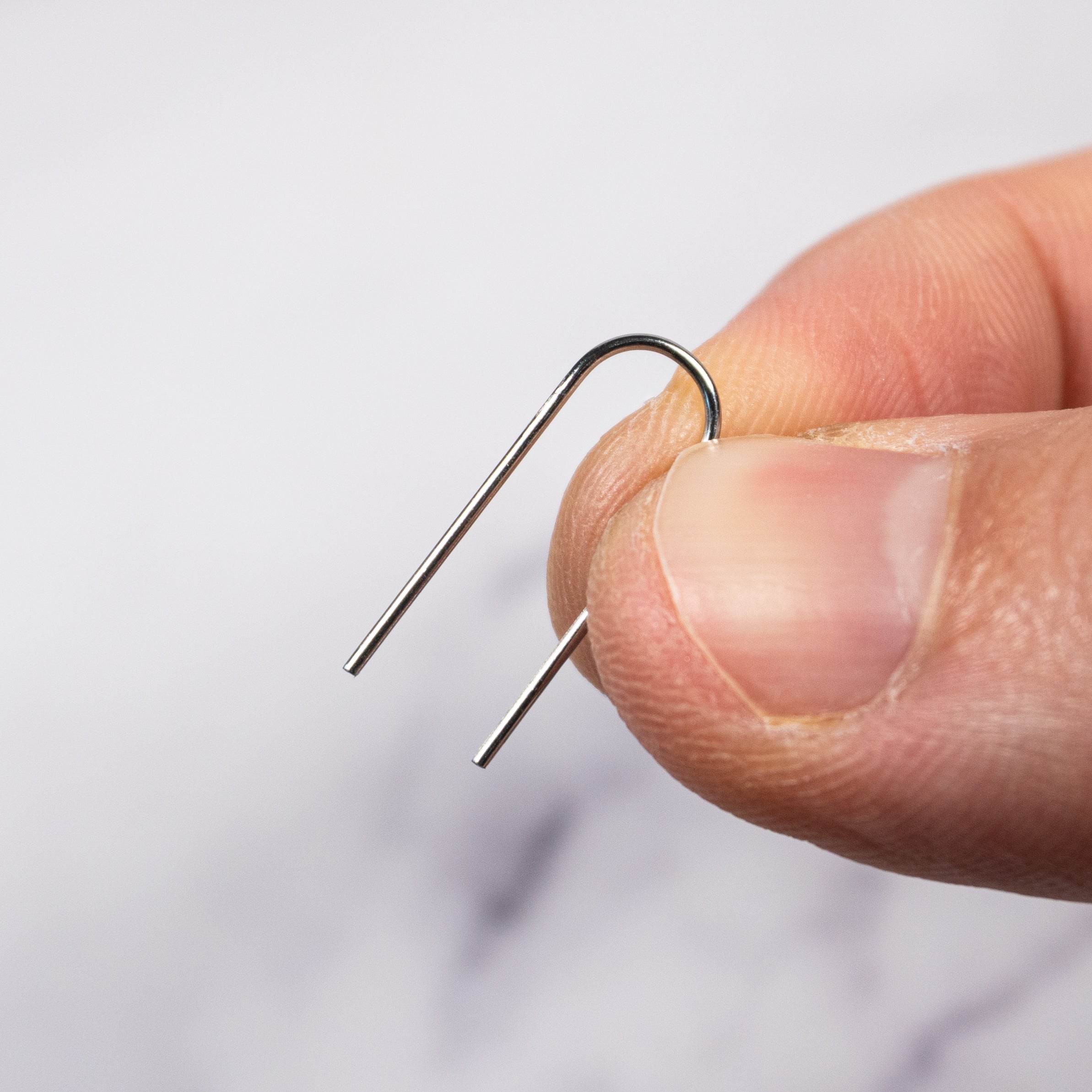 Tungsten Firing Wire – Heat - Resistant Pottery Firing Hooks for Kiln | 7 x 19mm - Ceramind® Tools