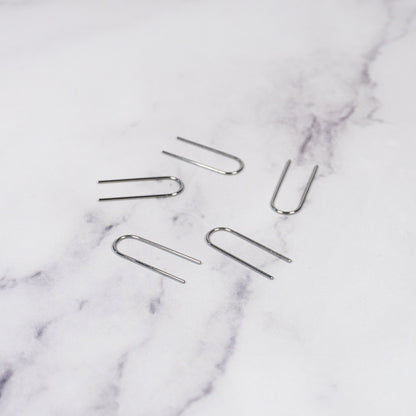Tungsten Firing Wire – Heat - Resistant Pottery Firing Hooks for Kiln | 7 x 19mm - Ceramind® Tools