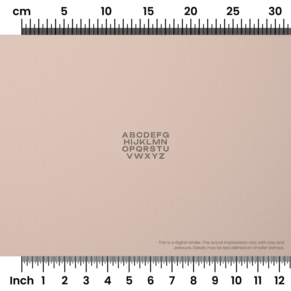 Unbounded | All Caps | Alphabet Stamp Sets - Ceramind® Tools