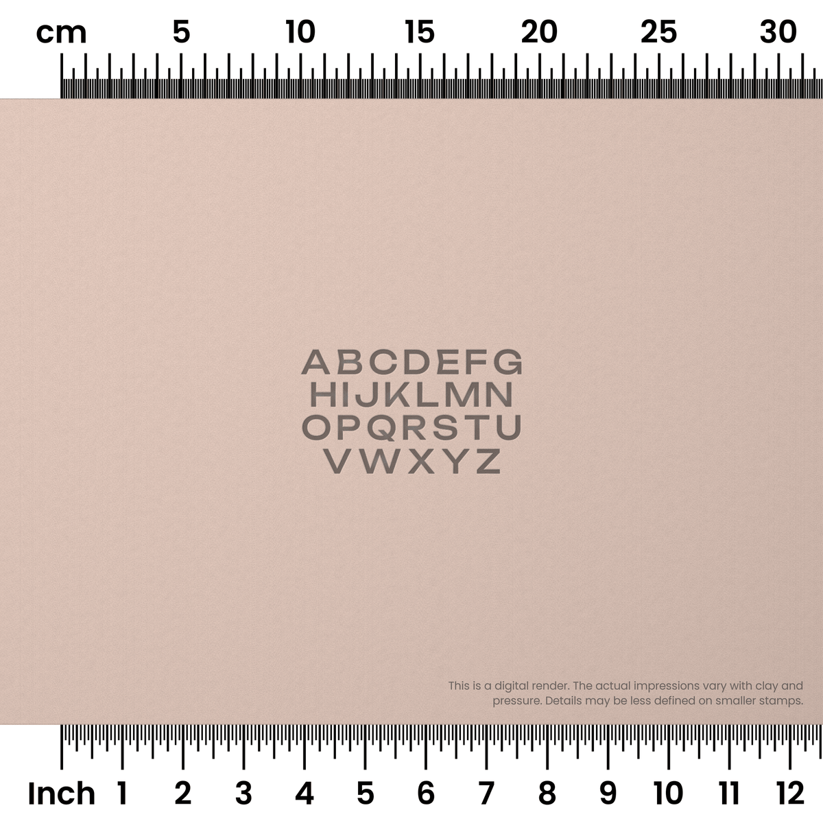 Unbounded | All Caps | Alphabet Stamp Sets - Ceramind® Tools