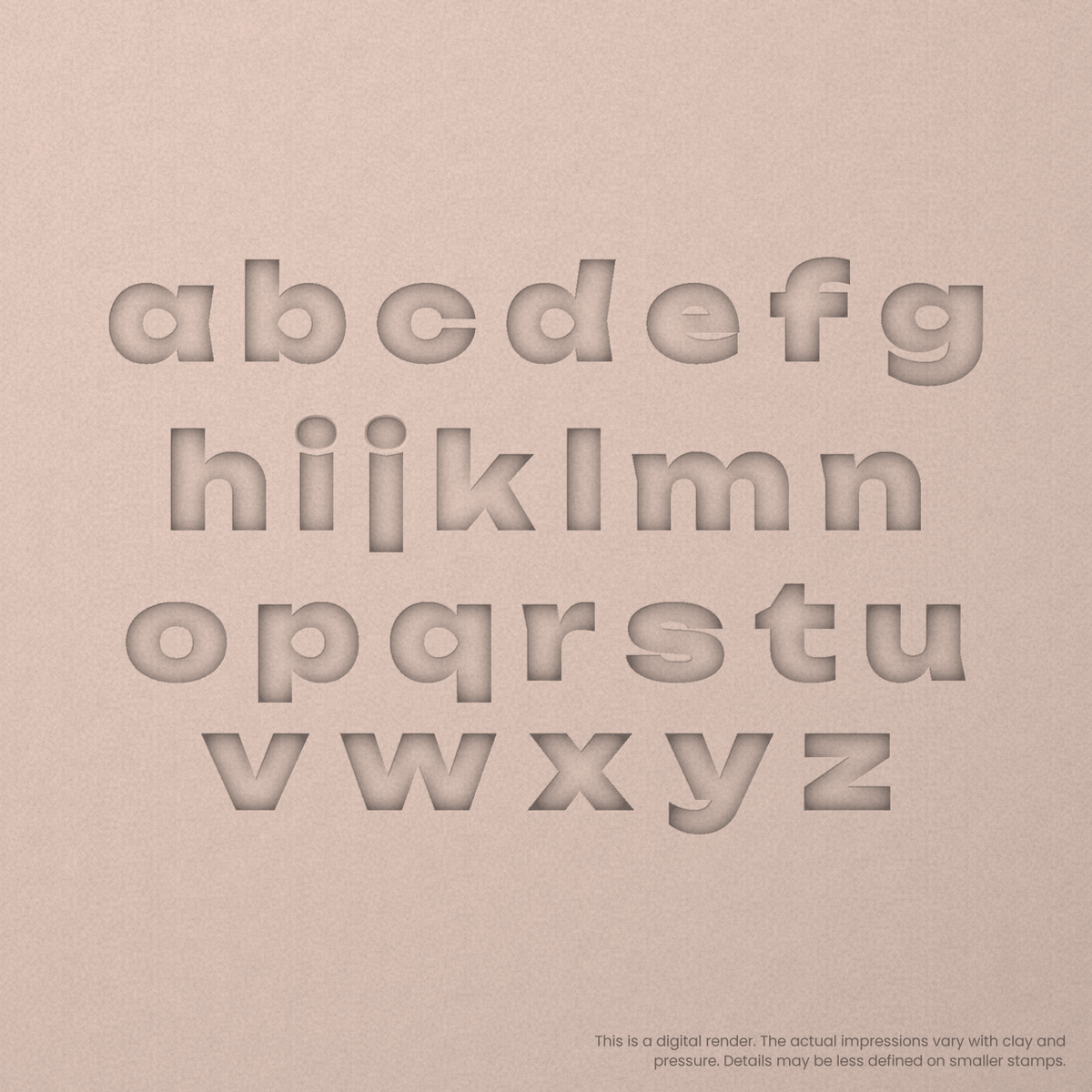 Unbounded | Font Rail Stamp Sets | Letters, Numbers, and Symbols - Ceramind® Tools