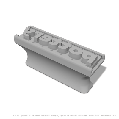 Unbounded | Font Rail Stamp Sets | Letters, Numbers, and Symbols - Ceramind® Tools
