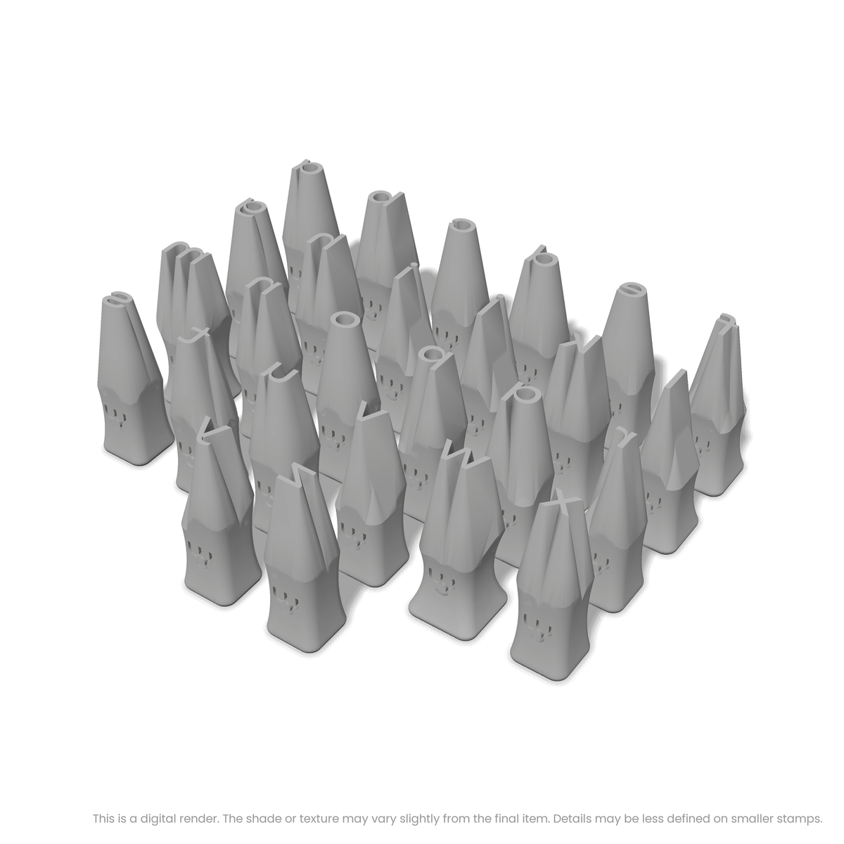 Unbounded | Lowercase | Alphabet Stamp Sets - Ceramind® Tools