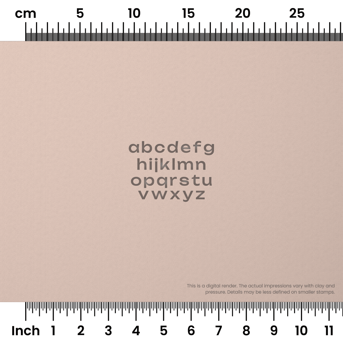 Unbounded | Lowercase | Alphabet Stamp Sets - Ceramind® Tools