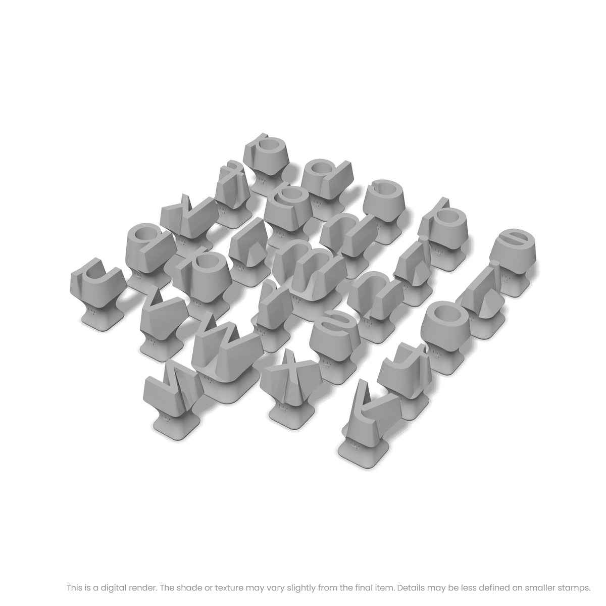Unbounded | Lowercase | Alphabet Stamp Sets - Ceramind® Tools