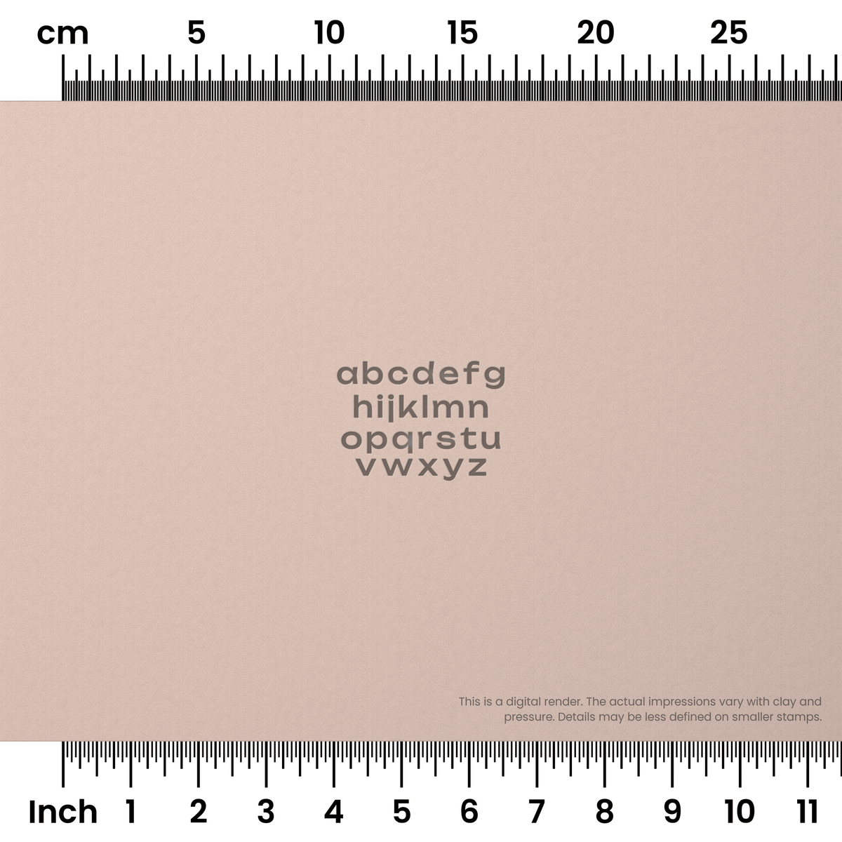 Unbounded | Lowercase | Alphabet Stamp Sets - Ceramind® Tools