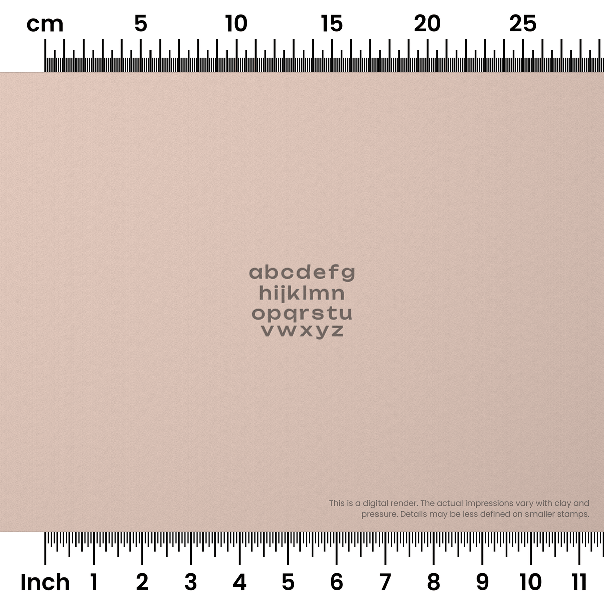 Unbounded | Lowercase | Alphabet Stamp Sets - Ceramind® Tools