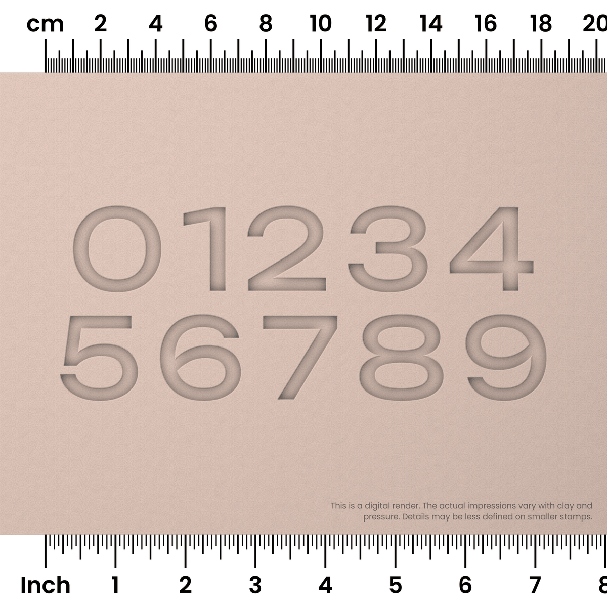 Unbounded | Number Stamp Sets - Ceramind® Tools