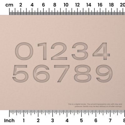 Unbounded | Number Stamp Sets - Ceramind® Tools