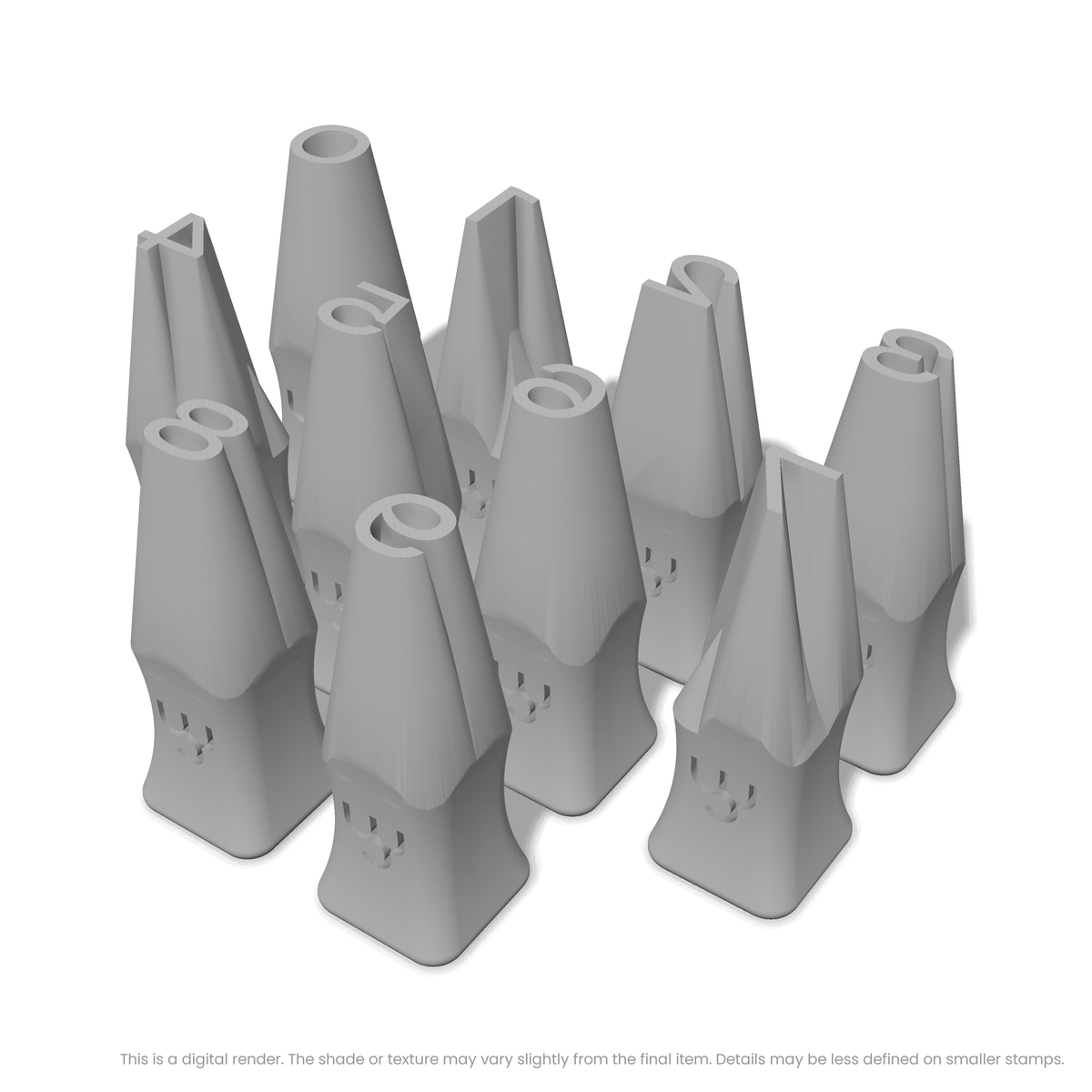 Unbounded | Number Stamp Sets - Ceramind® Tools