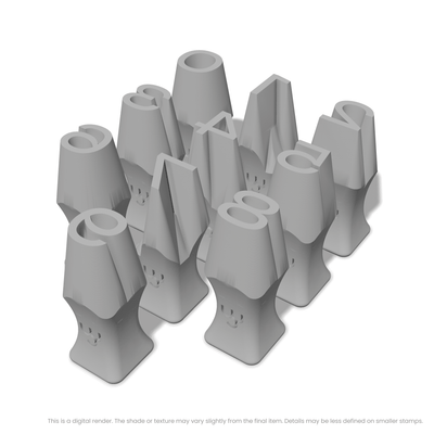 Unbounded | Number Stamp Sets - Ceramind® Tools