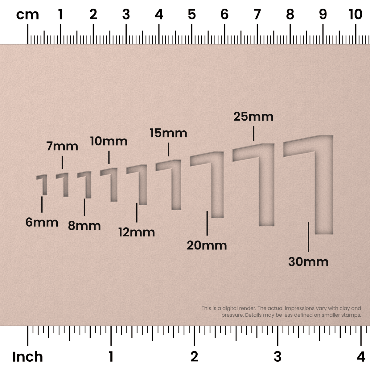 Unbounded | Number Stamp Sets - Ceramind® Tools