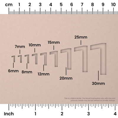 Unbounded | Number Stamp Sets - Ceramind® Tools