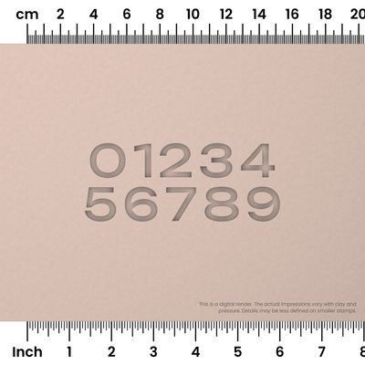 Unbounded | Number Stamp Sets - Ceramind® Tools