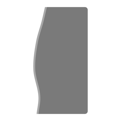 Waisted Flared-Rim Tumbler Rib - Ceramind® Tools