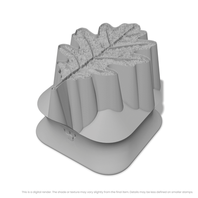 White Oak Leaf Stamps - Photo Textured - Ceramind® Tools